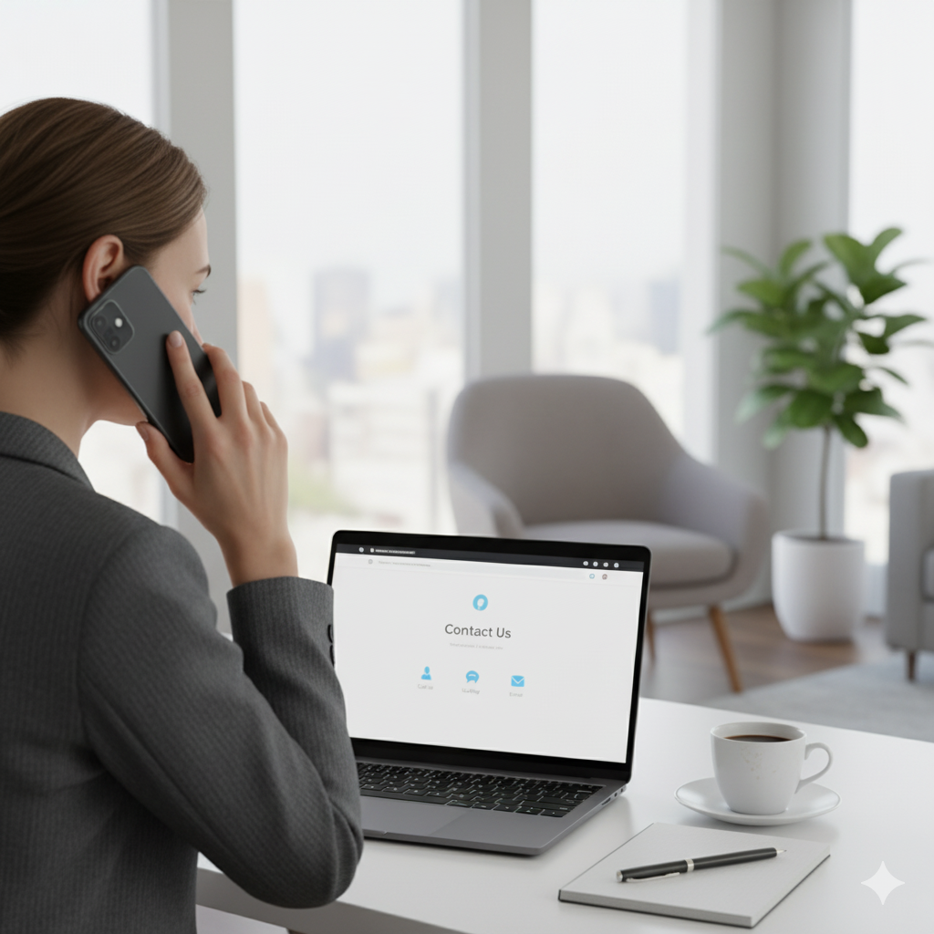 Contact Us Illustration